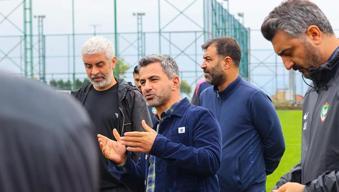 Amedspor'da Başkan Eren'den takıma ziyaret