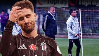 Beşiktaş'ta kriz giderek büyüyor! Rafa Silva antrenmanda yine yok