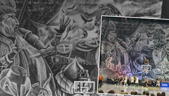 Partizan-Fenerbahçe Beko maçında skandal pankart! Provokasyona sahada yanıt