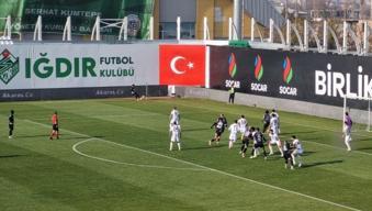 Iğdır FK, Erzurumspor FK'yi sahasında yendi | Maç sonucu: 2-1