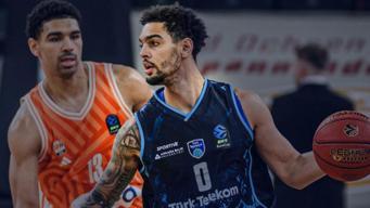 Türk Telekom'dan ratiopharm Ulm'e deplasmanda 34 sayı fark