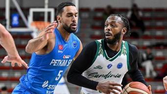 Aliağa Petkimspor'dan İtalya deplasman zaferi... Dinamo Sassari - Aliağa Petkimspor maç sonucu 72-76