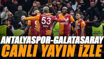 Antalyaspor - Galatasaray maçı canlı izle | ANTALYA GS maçı şifresiz (Galatasaray maçı canlı yayın)