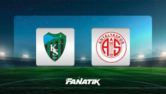 Kocaelispor-Antalyaspor maçı ne zaman, saat kaçta, hangi kanalda canlı yayınlanacak? (Muhtemel 11'ler)