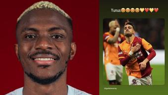 Osimhen milli takımda, kalbi Galatasaray'da! Maç biter bitmez art arda paylaşımlar