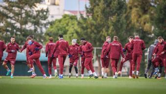 Trabzonspor derbinin hazırlıklarını sürdürdü