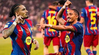 (ÖZET) İspanya Süper Kupası Barcelona'nın! El Clasico'da Raphinha şov... Barça - Real Madrid maç sonucu (3-2)