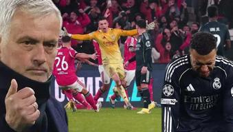 Mourinho'nun Benfica'sından peri masalı! 90+8'de kaleci Trubin Real Madrid'i yıktı geçti | Şampiyonlar Ligi'nde tarihi gecenin sonuçları