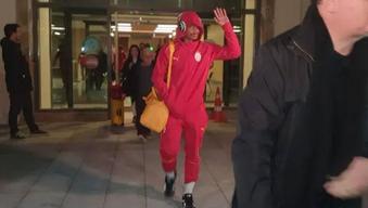 Galatasaray kafilesi Rize'ye geldi