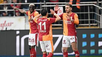 Lider Rize'de 3 golle rahat kazandı... Çaykur Rizespor - Galatasaray maç sonucu 0-3