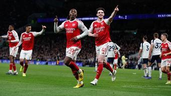 Kuzey Londra derbisinde zafer Arsenal'in... Tottenham Hotspur - Arsenal maç sonucu 1-4