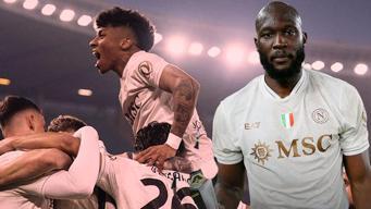 (ÖZET) Romelu Lukaku'dan Verona'ya son dakika üçlüğü! Napoli golcüsüyle kazandı