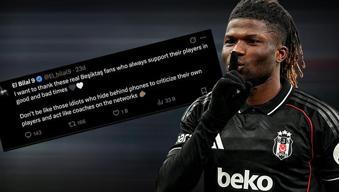 Beşiktaş'ta El Bilal Toure'den sert yanıt! 'Aptallar gibi olmayın'