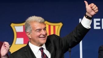 Barcelona'da Joan Laporta, yeniden başkan seçildi