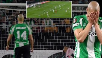 Sofyan Amrabat, Avrupa Ligi'nde hayatının golünü attı! Fenerbahçe'den kiralanmıştı, maça damga vurdu...
