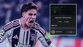 Beşiktaş paylaştı, Kenan Yıldız beğendi