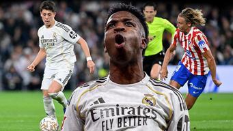 Vini Jr. yazar, Arda Güler! Madrid derbisi nefes kesti... Real Madrid - Atletico Madrid maç sonucu 3-2