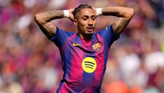 Barcelona'ya Raphinha'dan kötü haber! 5 hafta sahalardan uzak kalacak