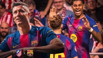 (ÖZET) Lewandowski'den şampiyonluk golü! Müthiş geri dönüş... Atletico Madrid - Barcelona maç sonucu 1-2