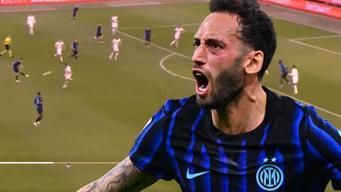 Hakan Çalhanoğlu attı, şampiyonluk geliyor! İtalya'yı sallayan gol... İnter - Roma maç sonucu 5-2