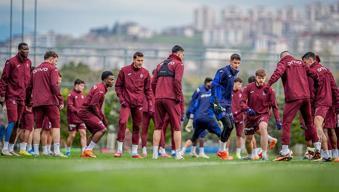 Trabzonspor, Alanyaspor maçı hazırlıklarını sürdürdü