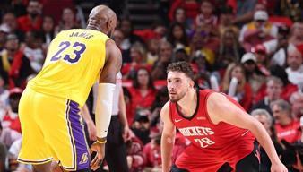 Houston Rockets'ta, Alperen Şengün'ün 'double double'ı Lakers'ı yenmeye yetmedi