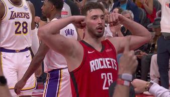 Houston Rockets, Alperen Şengün'ün 19 sayı attığı maçta Lakers'ı yendi