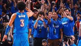 Thunder, Lakers'ı 108-90 yenerek seride 1-0 öne geçti