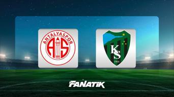 Antalyaspor - Kocaelispor maçı Canlı Anlatım - Süper Lig Antalya Kocaeli Maç Skoru ve İstatistikleri (Süper Lig 34. hafta)