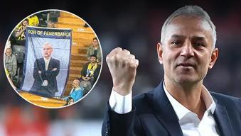 Pankart açıldı! Fenerbahçe taraftarından İsmail Kartal çağrısı