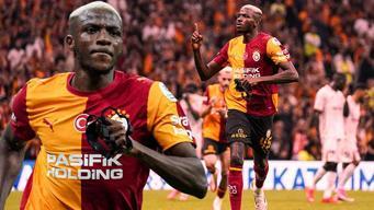 Victor Osimhen Göztepe maçında şov yaptı! 2 gol daha, topukla nefis asist