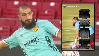 Göztepe kalecisi Luka Gugeshashvili'den maç sonu sert tepki! 'Bu taraftarlık değil'