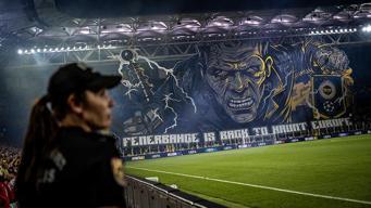 Fenerbahçe'den Roma maçında Frankenstein koreografisi
