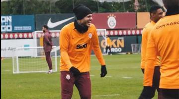 Galatasaray'a Icardi müjdesi! Takımla birlikte çalıştı