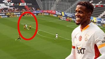 Galatasaray'ın yıldızı Zaha'dan mest eden gol!