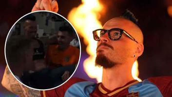 Hamsik, yeşil sahalara Uğurcan ve Abdülkadir'in omuzlarında veda etti