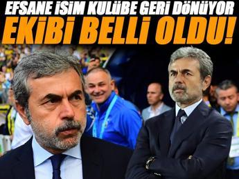 Fenerbahçe'de Aykut Kocaman'ın ekibi belli oldu!