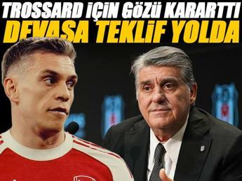 Beşiktaş Trossard için gözünü kararttı!