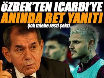 Mauro Icardi'ye anında ret!