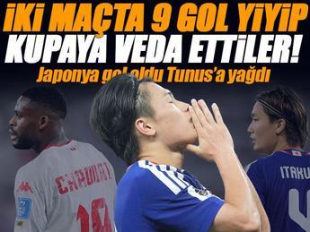Japonya gol oldu, Tunus'un üstüne yağdı!