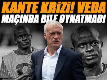 Kante'ye bir dakika süre bile vermedi! Deschamps görmezden geldi