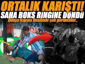 Dünya Kupası'nda maç bitti, ortalık boks ringine döndü!