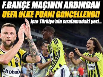 UEFA ülke puanı güncellendi!