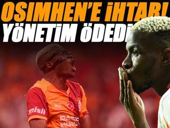 Galatasaray’da Osimhen’e vergi ihtarı!