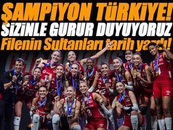 ŞAMPİYON TÜRKİYE!🏆 Filenin Sultanları, Milletler Ligi'nde kupaya ulaştı!