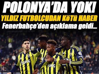 Fenerbahçe'de sakatlık şoku!