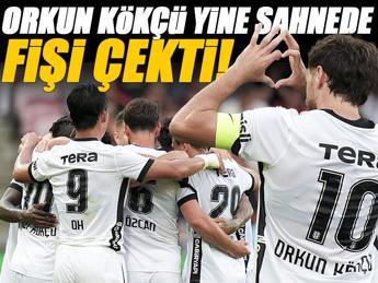 Beşiktaş'ta Orkun Kökçü yine sahnede! Midtjylland'ın fişini çekti