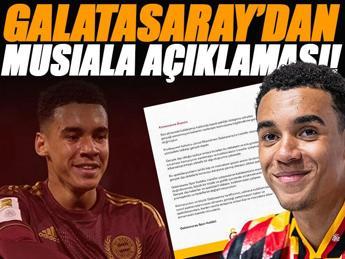 Galatasaray'dan Musiala açıklaması! 'İddialar gerçek dışıdır'