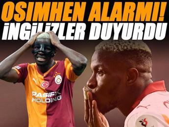 Galatasaray'da Osimhen alarmı!