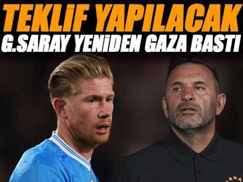 Galatasaray'dan Kevin De Bruyne'ye kanca